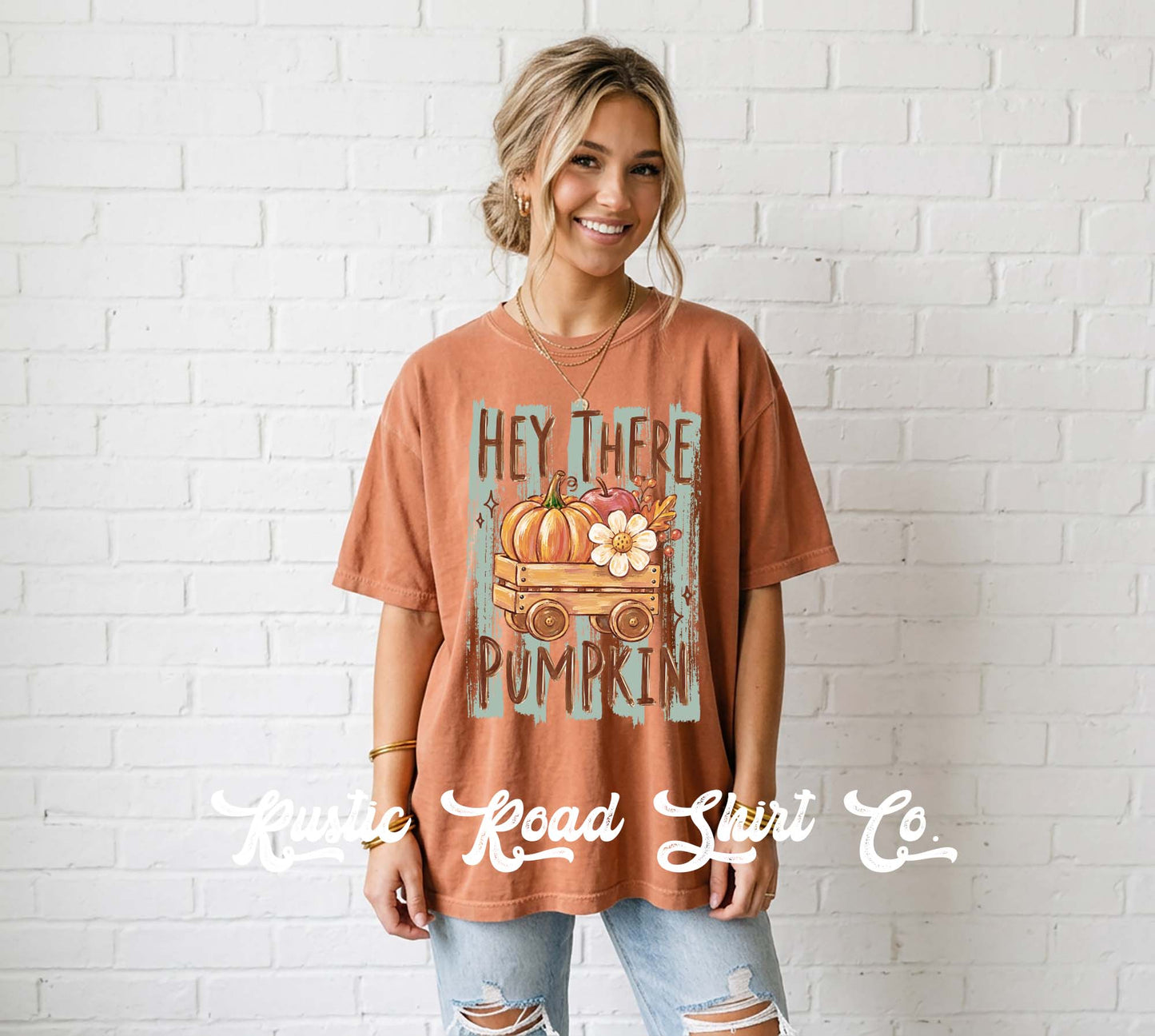 Hey There Pumpkin Shirt, Autumn Shirt, Comfort Colors Oversized Tee