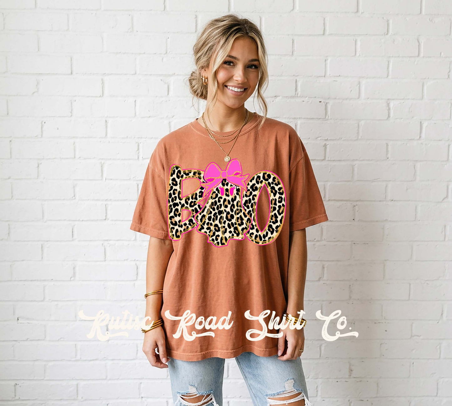 Boo Ghost Halloween Shirt, Comfort Colors Oversized Tee