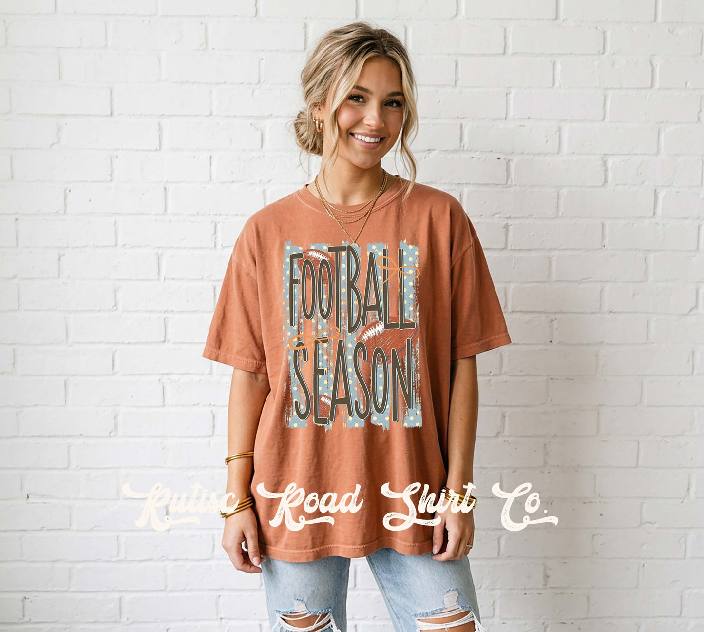 Football Season Shirt, Football Mama Shirt, Comfort Colors Oversized Tee