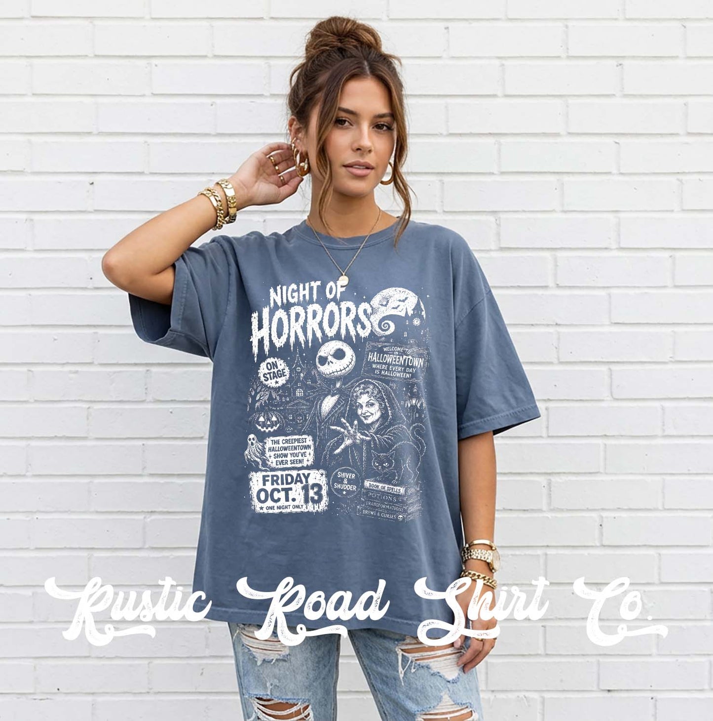 Monster Halloween Sweatshirt, Vintage Inspired Halloween Sweatshirt, Garment Dyed Crewneck Sweatshirt