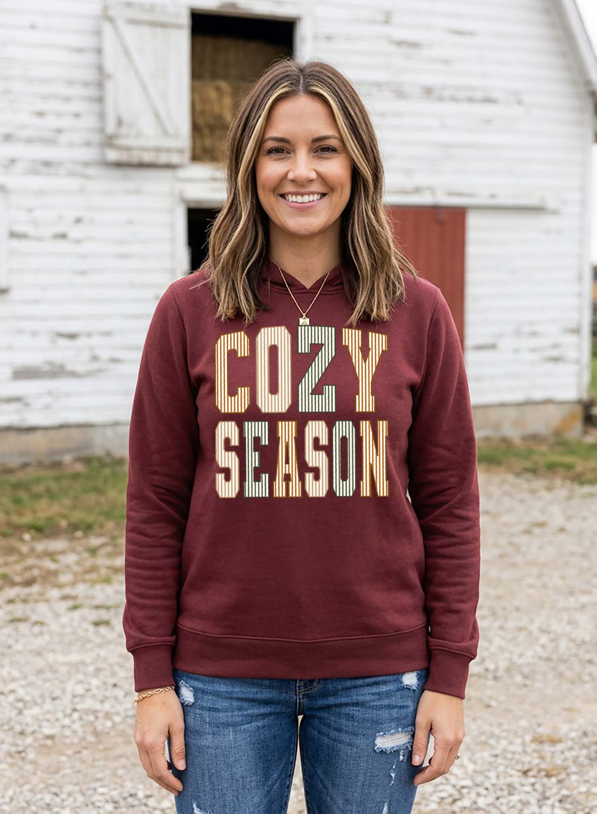 Cozy Season Hooded Sweatshirt
