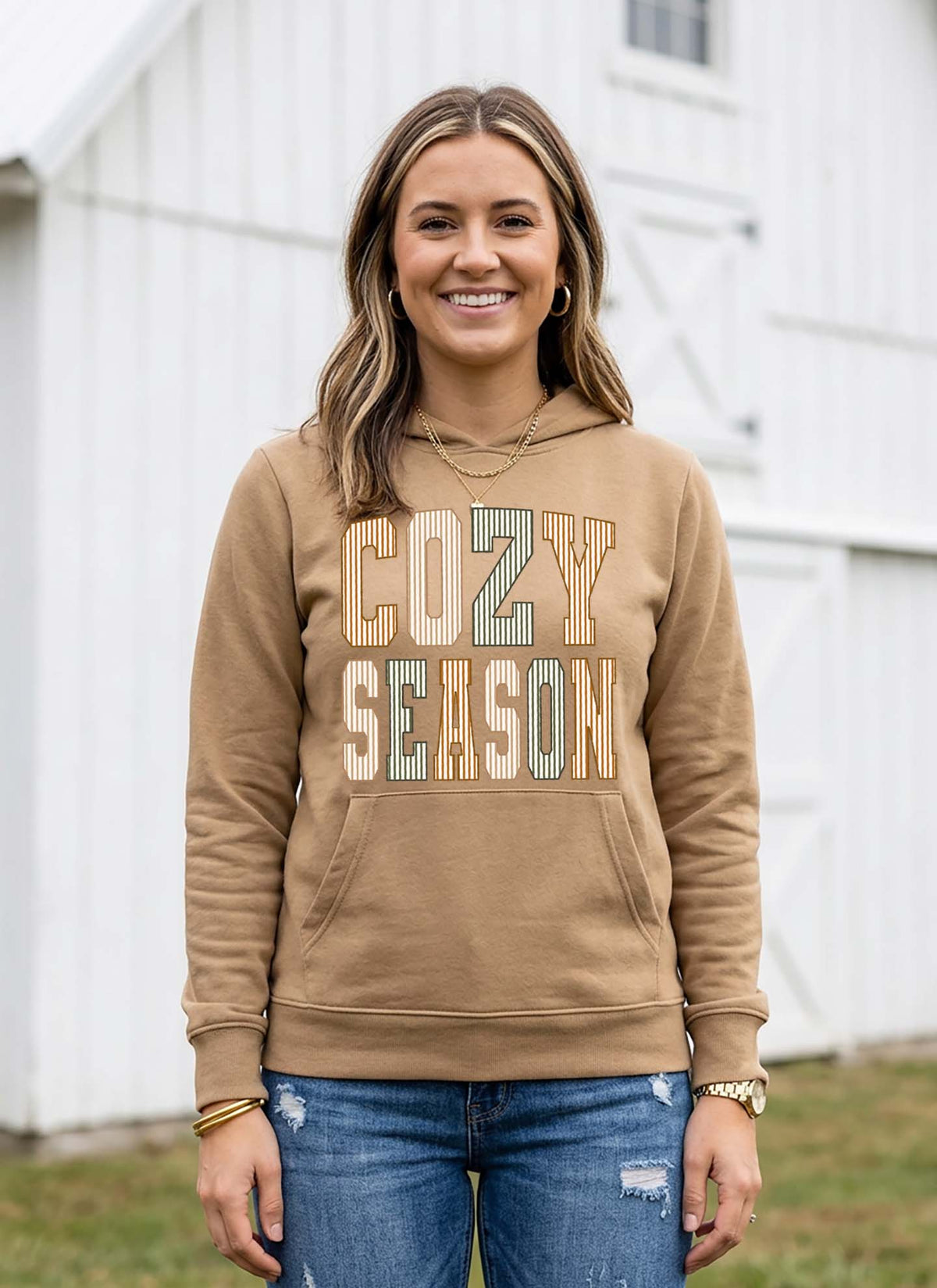 Cozy Season Hooded Sweatshirt