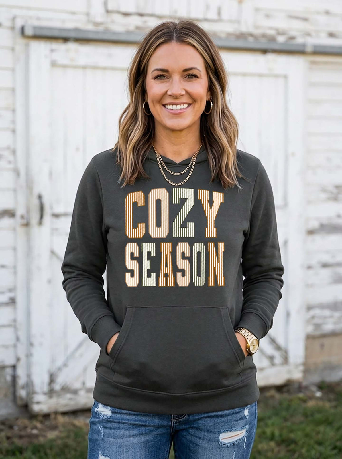 Cozy Season Hooded Sweatshirt