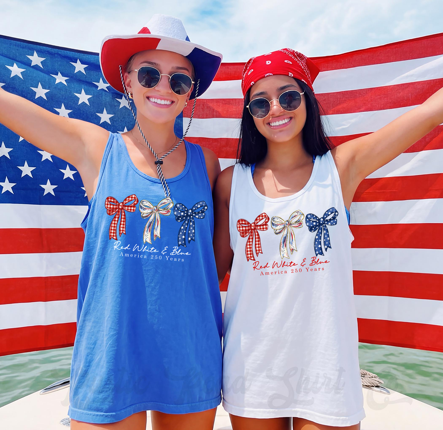 Red, White and Blue 250 Years Tank Top, 4th of July Tank Top, Comfort Colors Tank Top