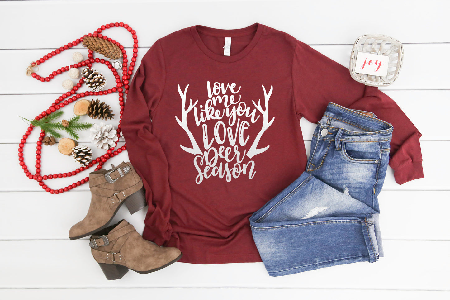 Love Me Like You Love Deer Season, Hunting Wife T-shirt, Deer Hunting Shirt, Deer Season, Camo Shirt, Rustic Road Shirt Co