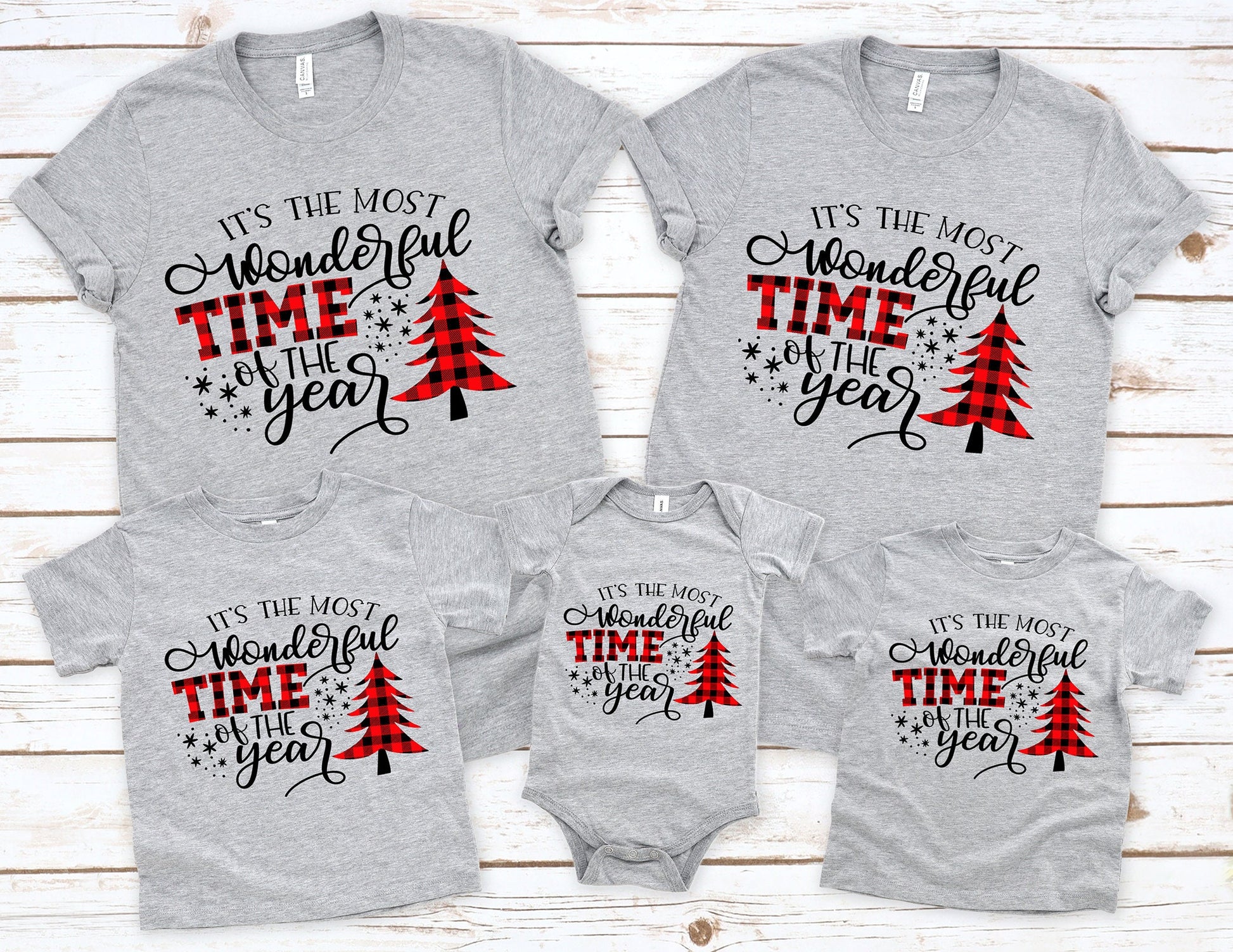 Family Christmas Shirts, Most Wonderful Time of Year, Matching Christmas Shirts, Toddler Christmas Shirt