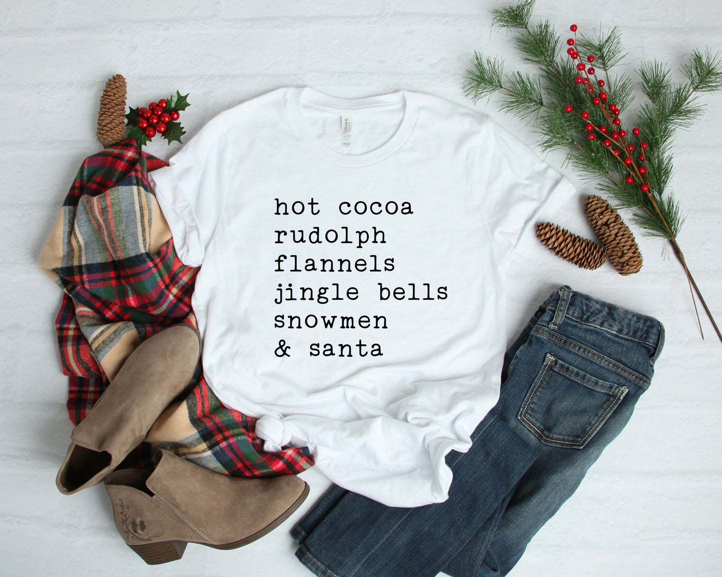 Christmas Shirt, Christmas Words Tee, Family Christmas Shirt, Women's Christmas Tshirt, Holiday Shirt,