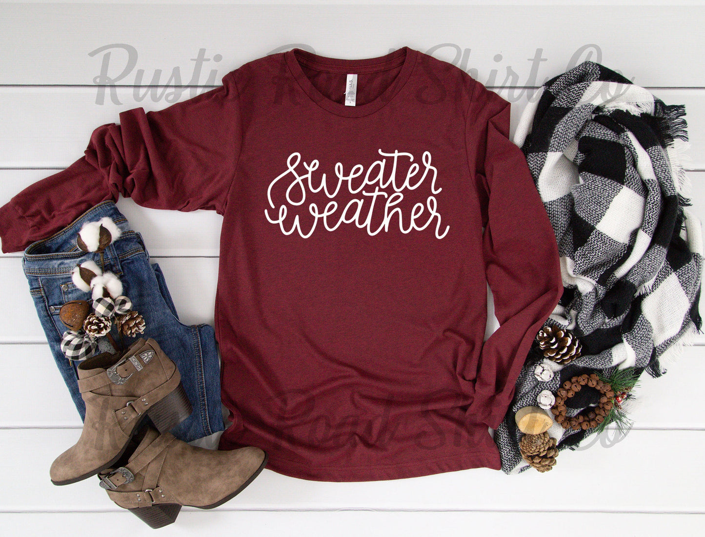 Women's Fall Long Sleeve T-shirt, Fall Ladies Long Sleeve Tee, Sweater Weather T-shirt, Halloween Long Sleeve, Bella Canvas Long Sleeve,