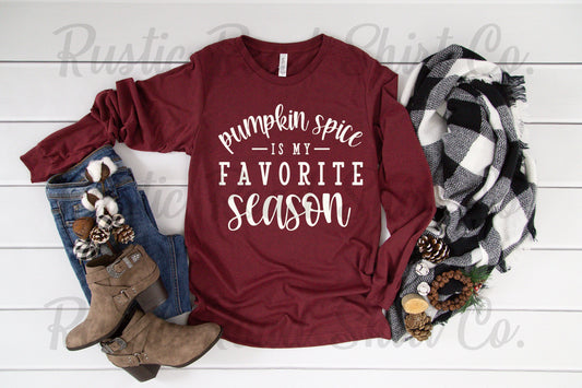 Women's Fall Long Sleeve T-shirt, Fall Ladies Long Sleeve Tee, Pumpkin Spice Shirt, Halloween Long Sleeve, Bella Canvas Long Sleeve,