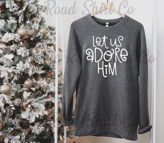 Christmas Sweatshirt, Christian Sweatshirt, Jesus Sweatshirt, Holiday Sweater, Women's Christmas Sweater