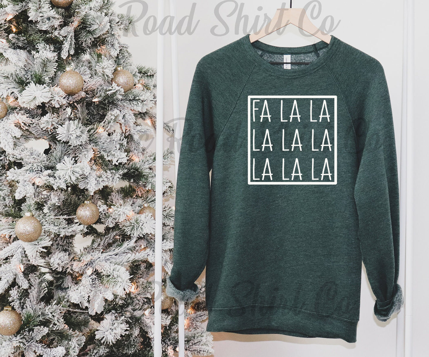 Christmas Sweatshirt, Women&#39;s Christmas Sweatshirt, Falala Sweatshirt