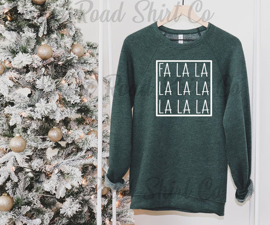 Christmas Sweatshirt, Women&#39;s Christmas Sweatshirt, Falala Sweatshirt