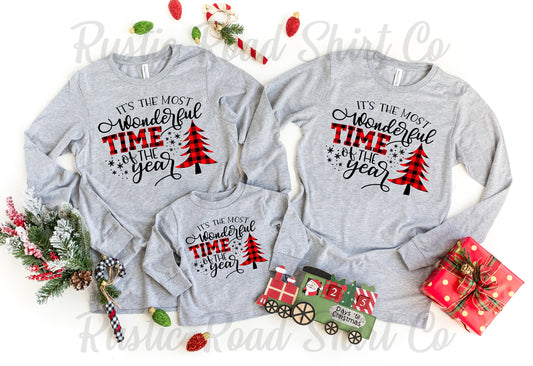 Family Christmas Shirts, Most Wonderful Time of the Year Christmas Shirt, Holiday Shirt, Family Christmas Shirt