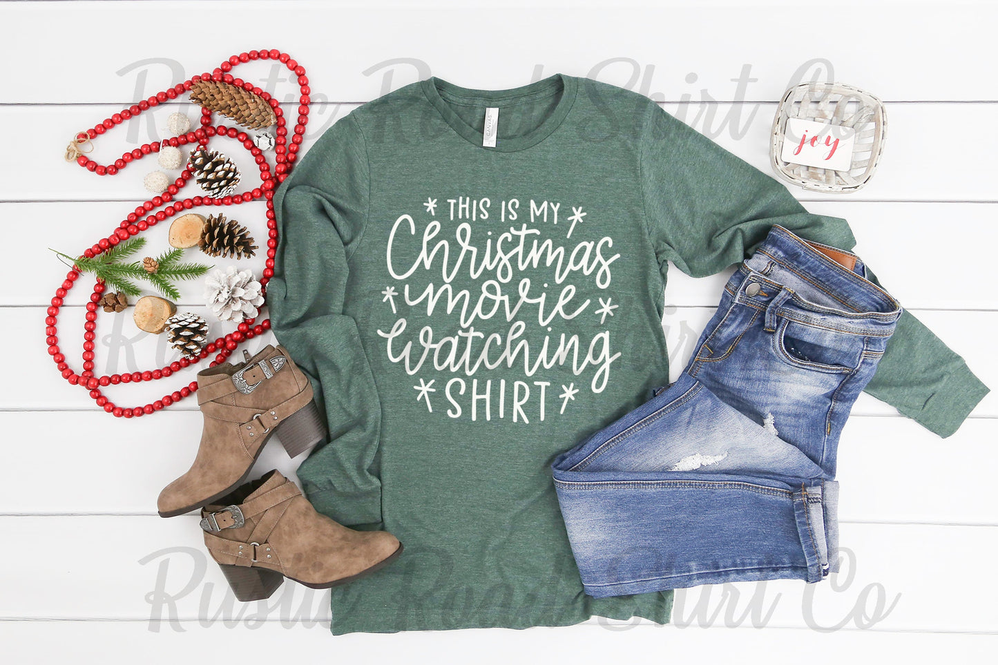 Christmas Shirt, Christmas Movie Watching Shirt, Long Sleeve Christmas Shirt, Holiday Shirt, Family Christmas Shirt