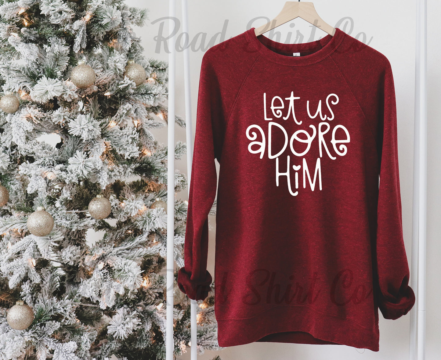 Christmas Sweatshirt, Christian Sweatshirt, Jesus Sweatshirt, Holiday Sweater, Women's Christmas Sweater