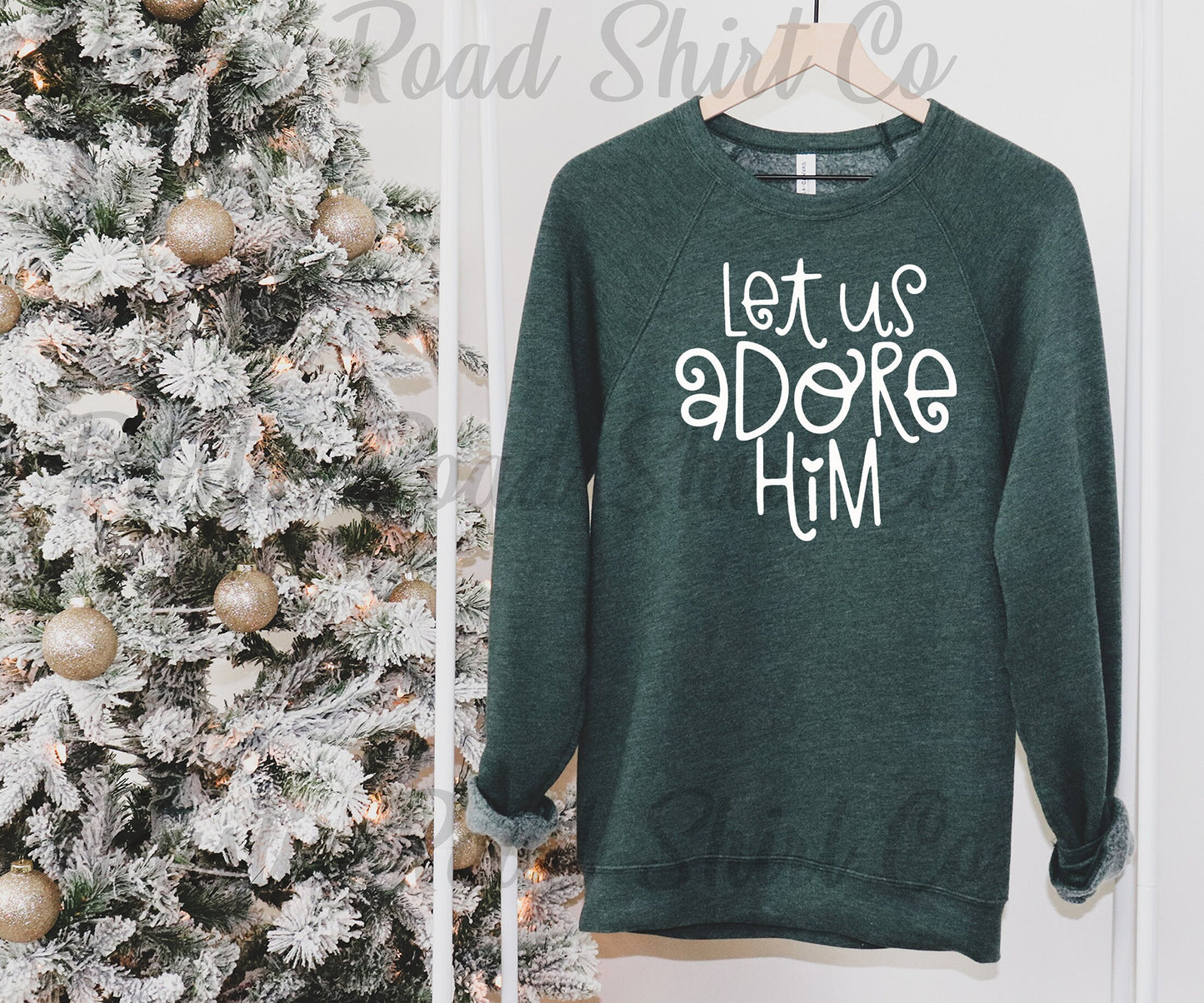 Christmas Sweatshirt, Christian Sweatshirt, Jesus Sweatshirt, Holiday Sweater, Women's Christmas Sweater