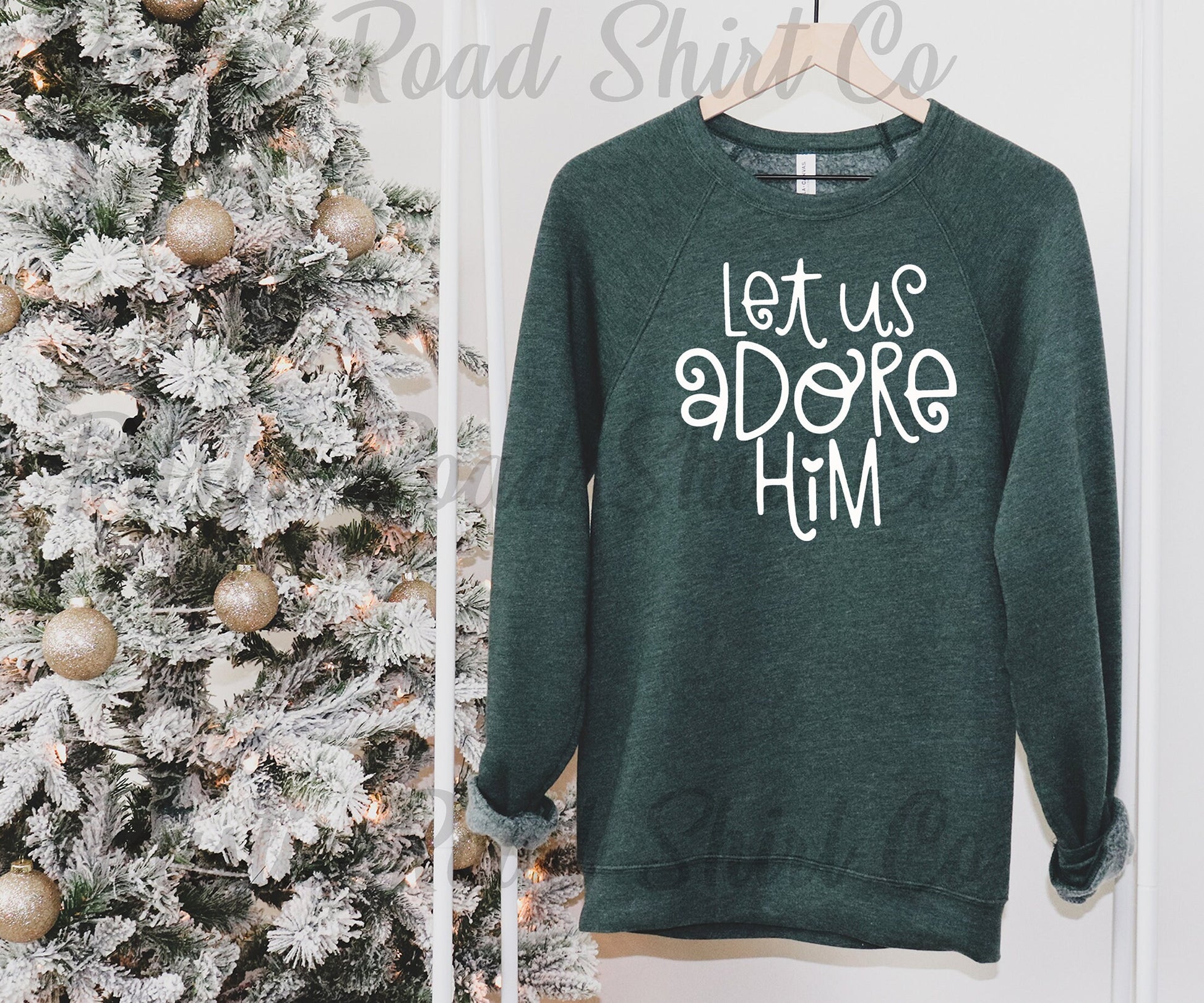 Christmas Sweatshirt, Christian Sweatshirt, Jesus Sweatshirt, Holiday Sweater, Women's Christmas Sweater