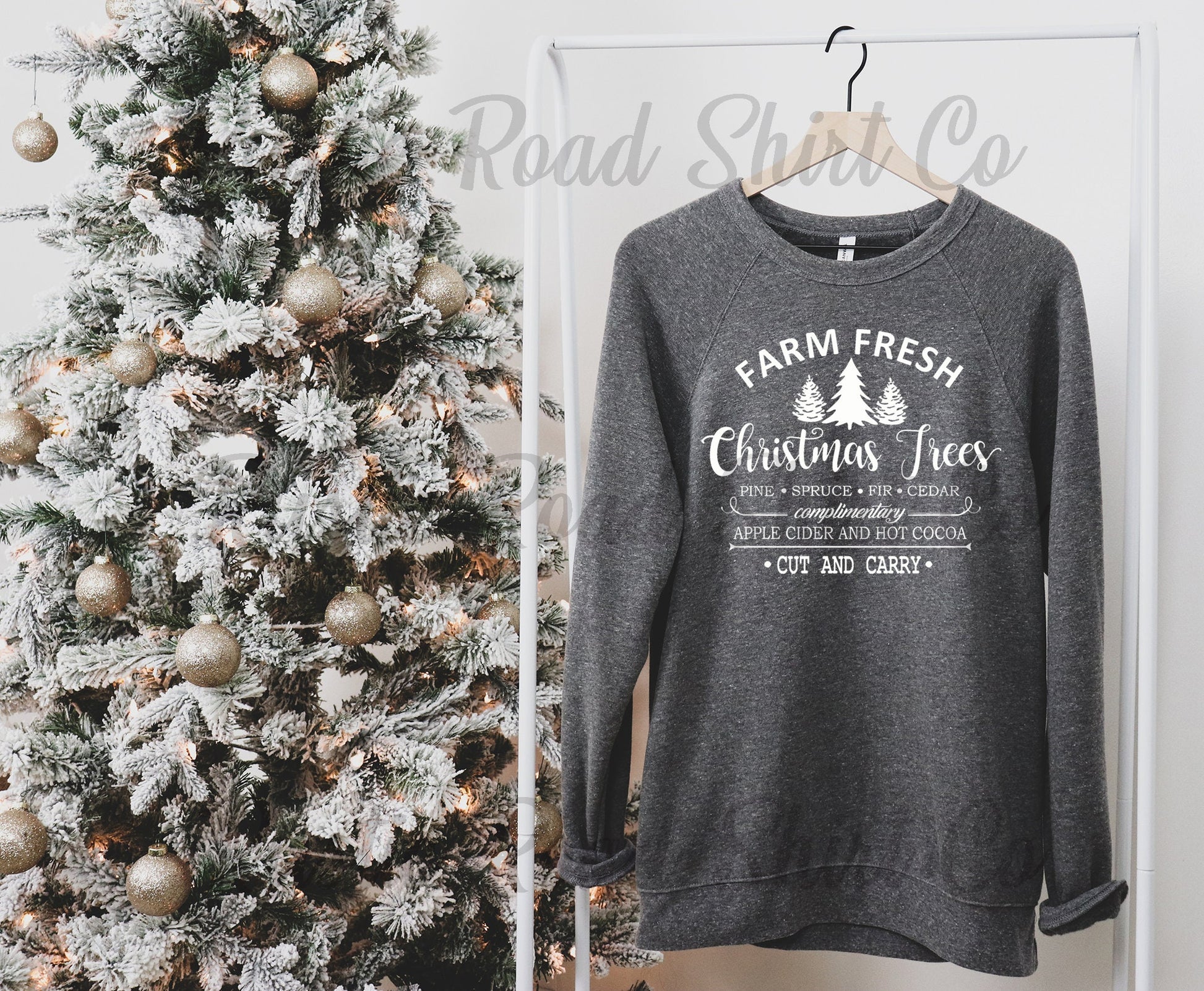 Christmas Sweatshirt, Christmas Tree Farm Shirt, Holiday Sweater, Family Christmas Sweatshirt