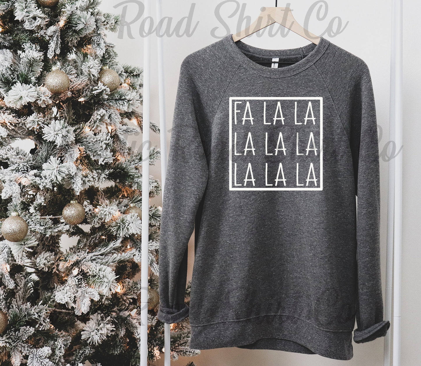 Falala Sweatshirt, Christmas Sweatshirt, Christmas Wishes Shirt, Holiday Sweater, Women's Christmas Sweater, Family Christmas Sweatshirt