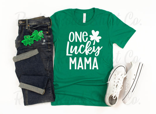 St Patricks Day Shirt Women, Lucky Mama Shirt, Shamrock Shirt, Lucky Irish T Shirt, Family St Patricks Day Shirt