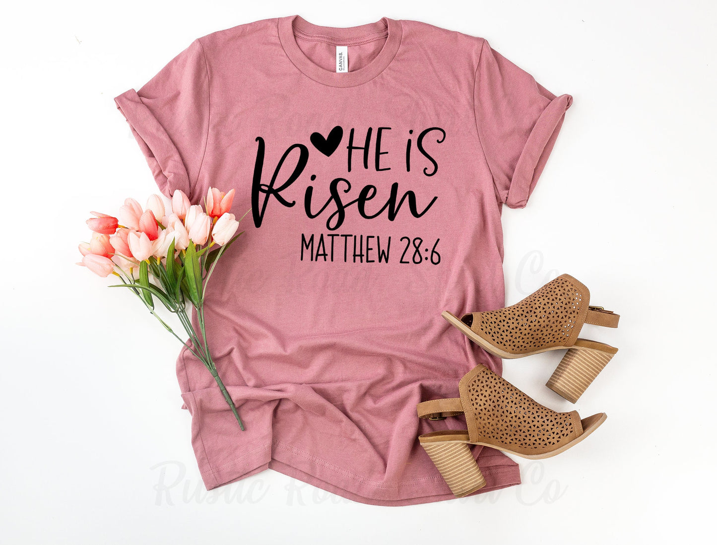 Religious Easter Shirt, Women's Easter Shirt, Matching Family Easter Shirts, Happy Easter Shirt, He is Risen Shirt 109