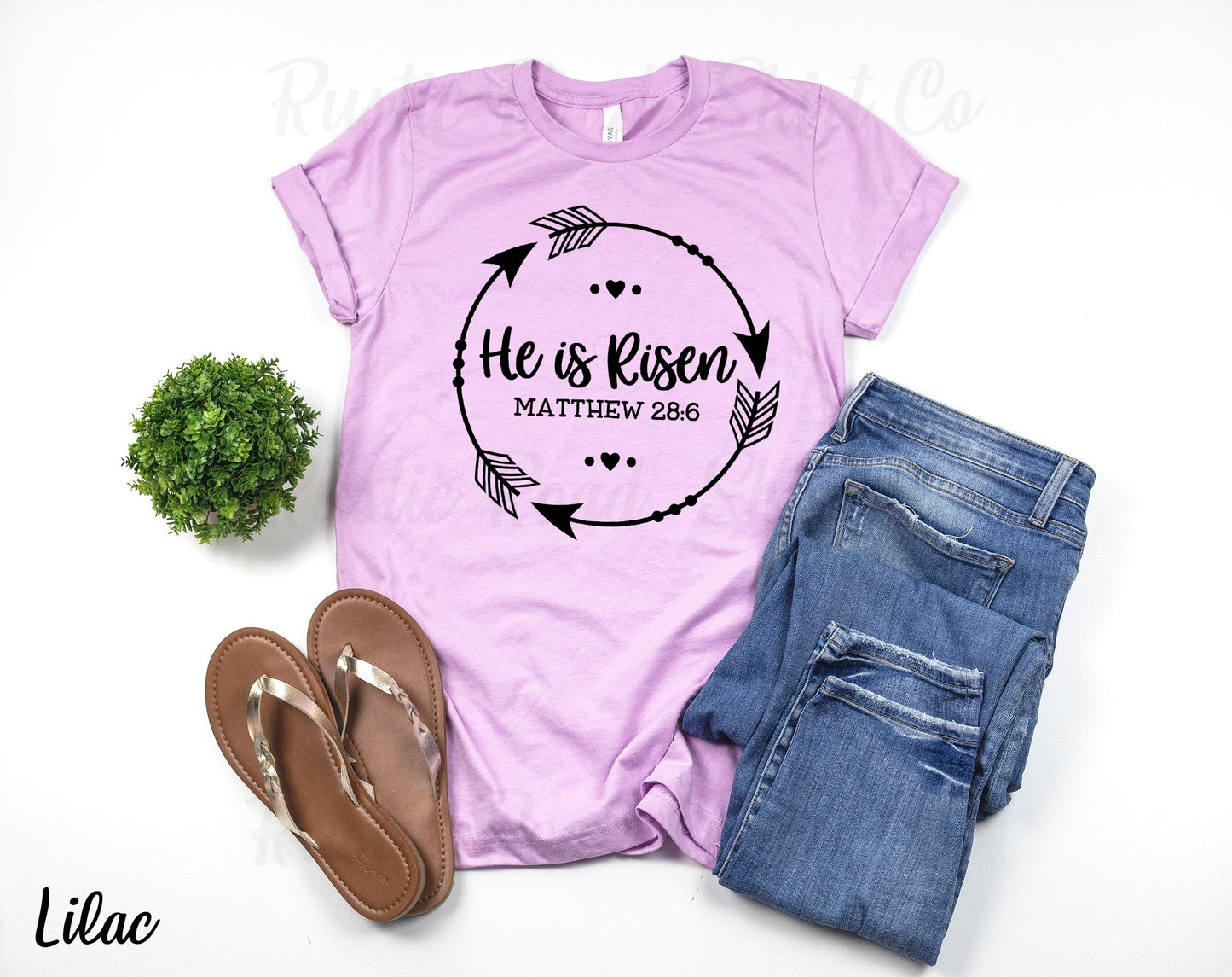 Religious Easter Shirt, Women's Easter Shirt, Matching Family Easter Shirts, Happy Easter Shirt, He is Risen Shirt 107