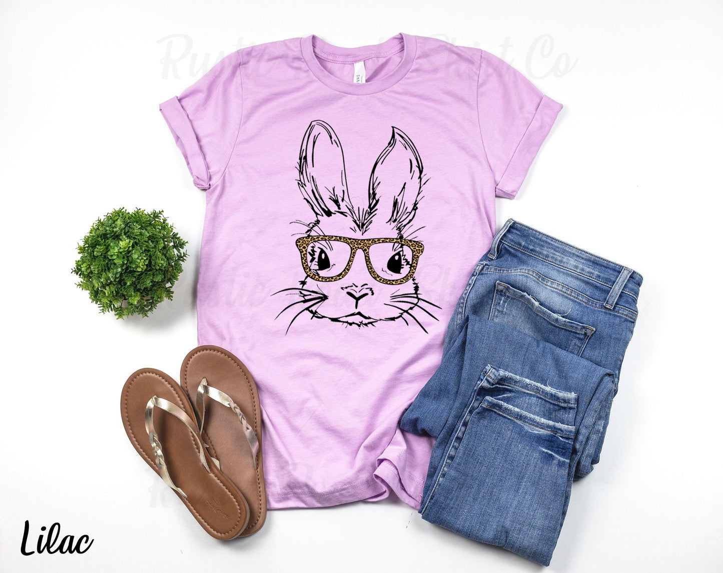 Easter Bunny Glasses T-shirt, Women's Easter Shirt, Matching Family Easter Shirts, Happy Easter Shirt, He is Risen Shirt 121