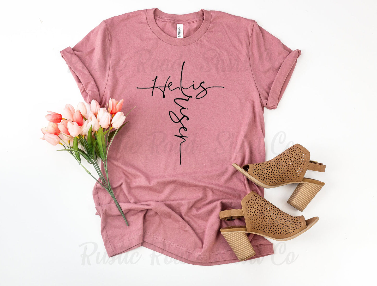 Religious Easter Shirt, Women's Easter Shirt, Matching Family Easter Shirts, Happy Easter Shirt, He is Risen Shirt 106