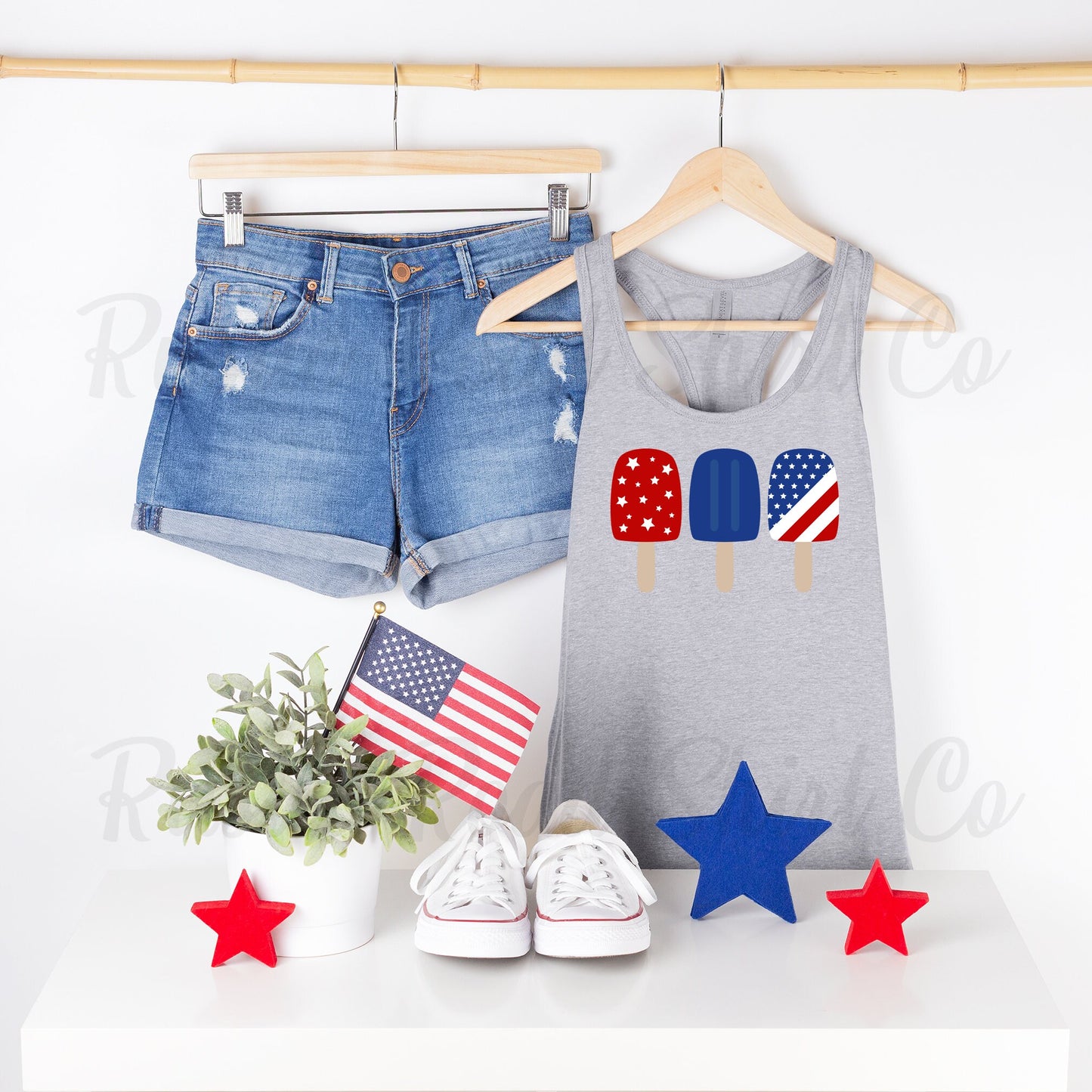 4th of July Tank, Women's Fourth of July Shirt, Patriotic Tank Top, USA Tank Top