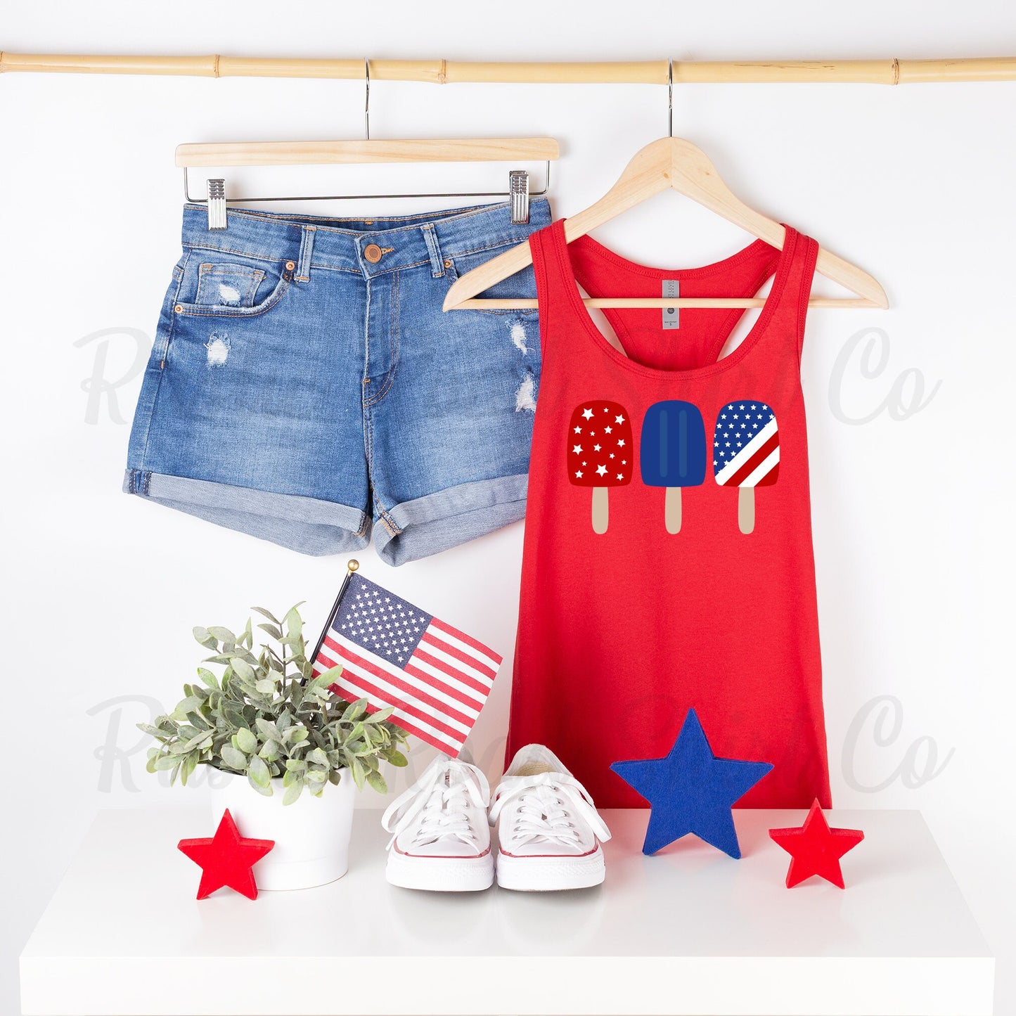 4th of July Tank, Women's Fourth of July Shirt, Patriotic Tank Top, USA Tank Top