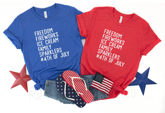 Fourth of July Shirt, Matching 4th of July Shirts, Youth Fourth of July Shirt, Toddler 4th of July, Independence Day Shirt