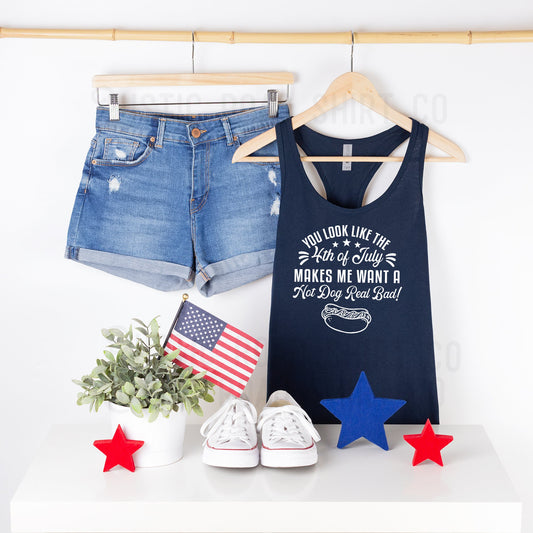 You Look Like the 4th of July Shirt, 4th of July Tank Top, Women's Fourth of July Shirt, Patriotic Tank Top, USA Tank Top