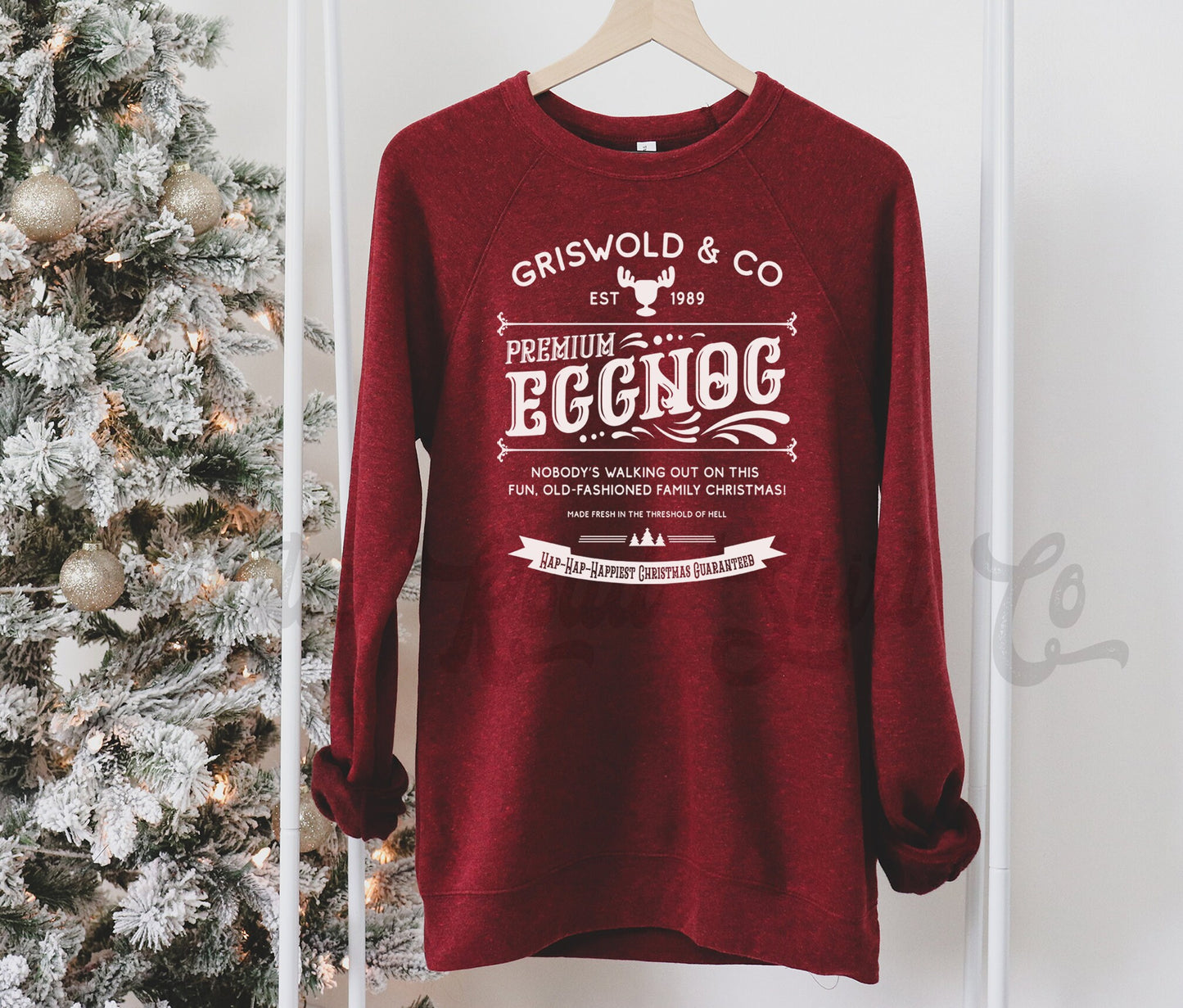 Family Vacation Christmas Sweatshirt, Eggnog Sweatshirt, Christmas Sweatshirt, Holiday Sweater Party, Women's Christmas Sweater