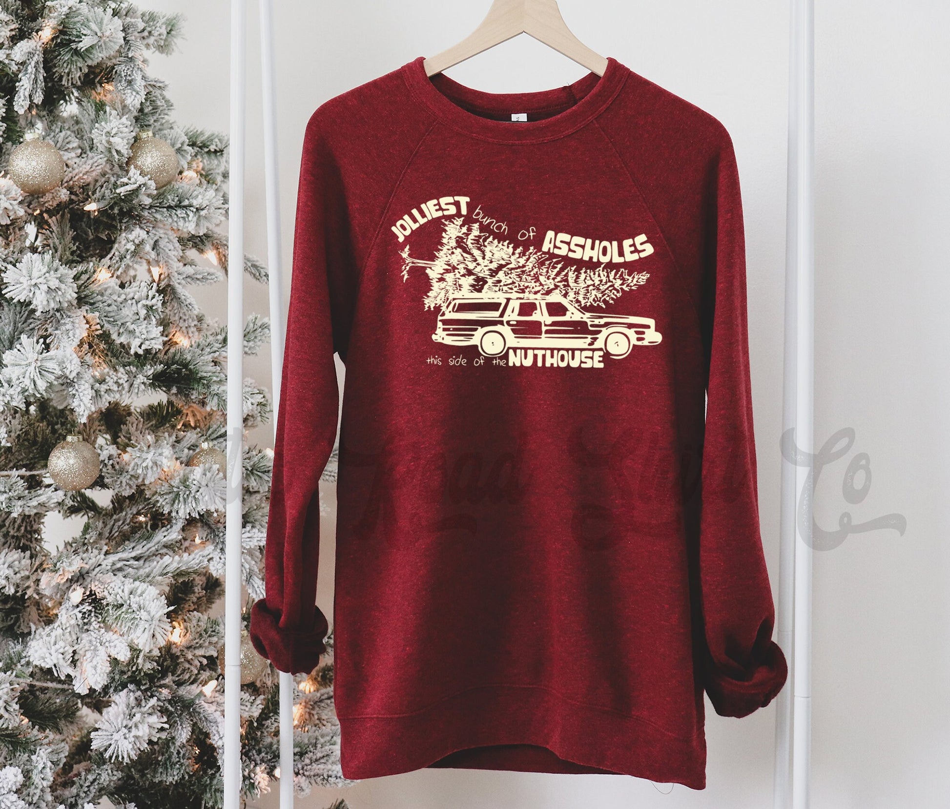 Christmas Vacation Sweatshirt, Ugly Christmas Sweatshirt, Holiday Sweater, Women's Christmas Sweater