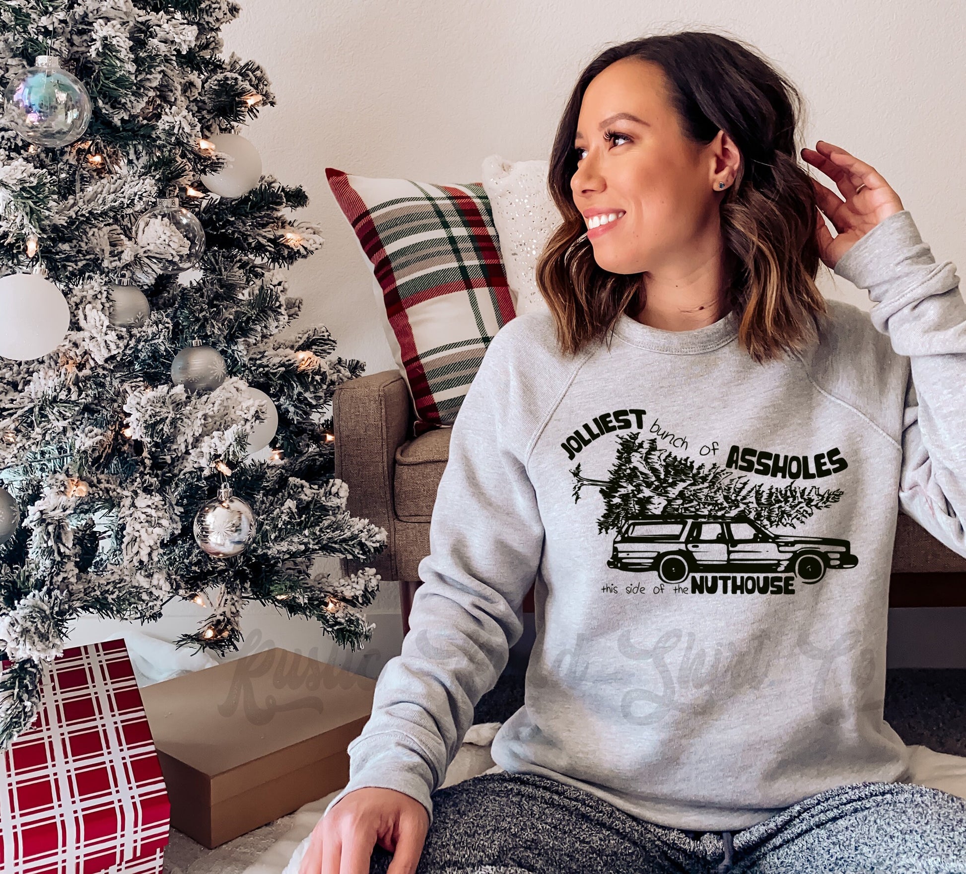 Christmas Vacation Sweatshirt, Ugly Christmas Sweatshirt, Holiday Sweater, Women's Christmas Sweater