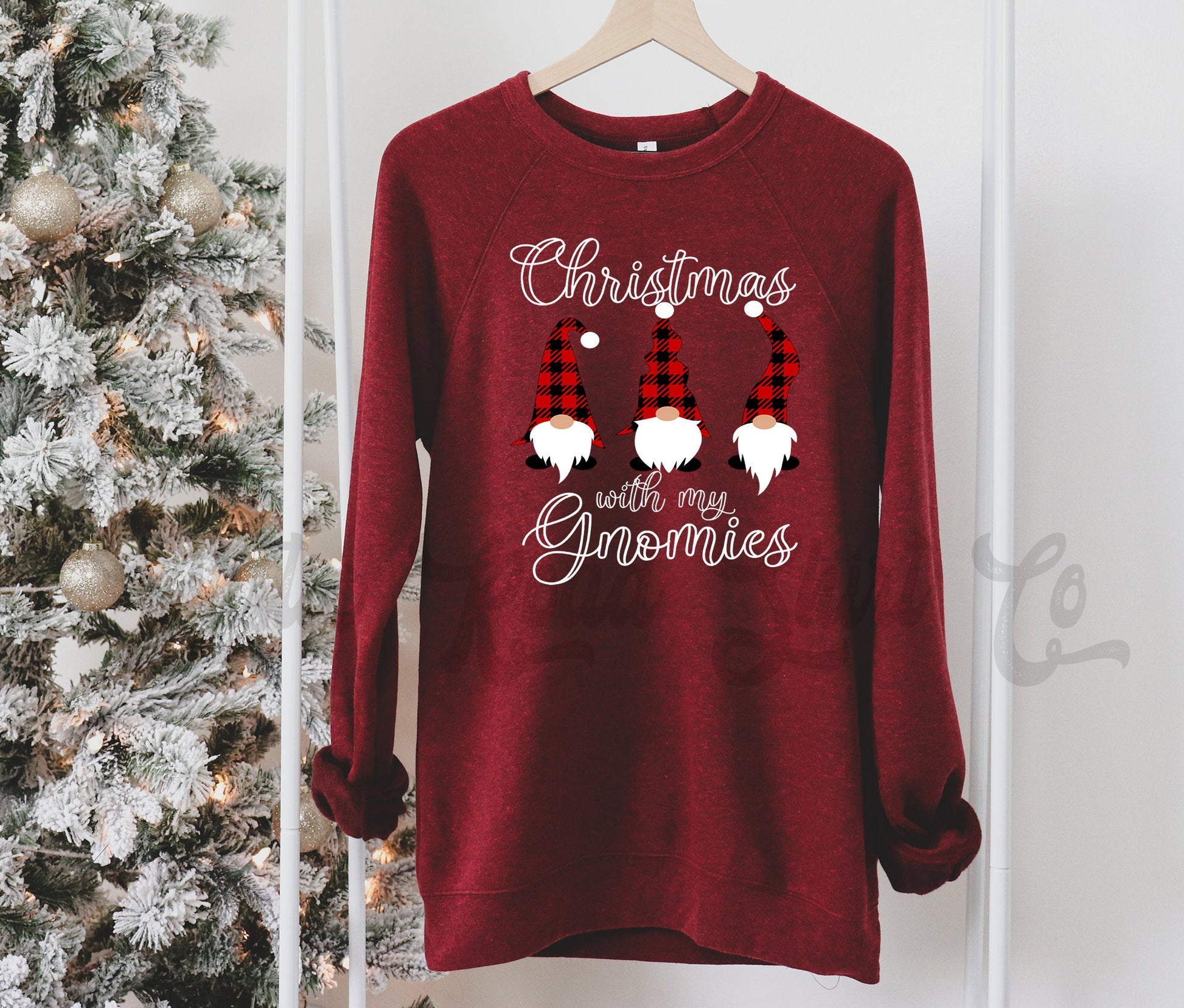 Christmas Gnome Sweatshirt, Christmas Sweatshirt, Family Christmas Sweatshirt, Holiday Sweater, Women's Christmas Sweater