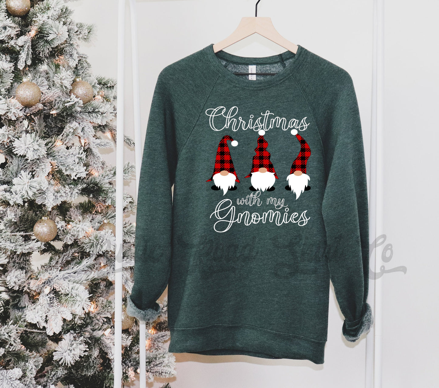 Christmas Gnome Sweatshirt, Christmas Sweatshirt, Family Christmas Sweatshirt, Holiday Sweater, Women's Christmas Sweater