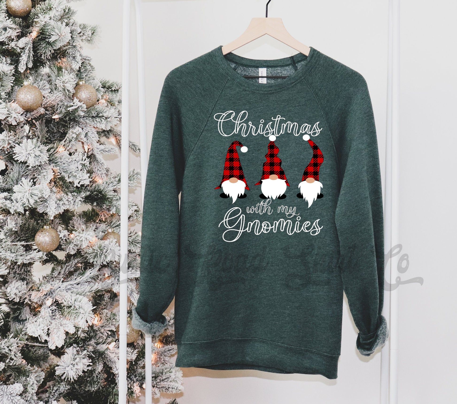 Christmas Gnome Sweatshirt, Christmas Sweatshirt, Family Christmas Sweatshirt, Holiday Sweater, Women's Christmas Sweater
