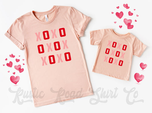 XOXO Shirt, Matching Valentines Shirts, First Valentines Day, Valentines Day Shirt, Girl Valentine Shirt, Mom Valentine
