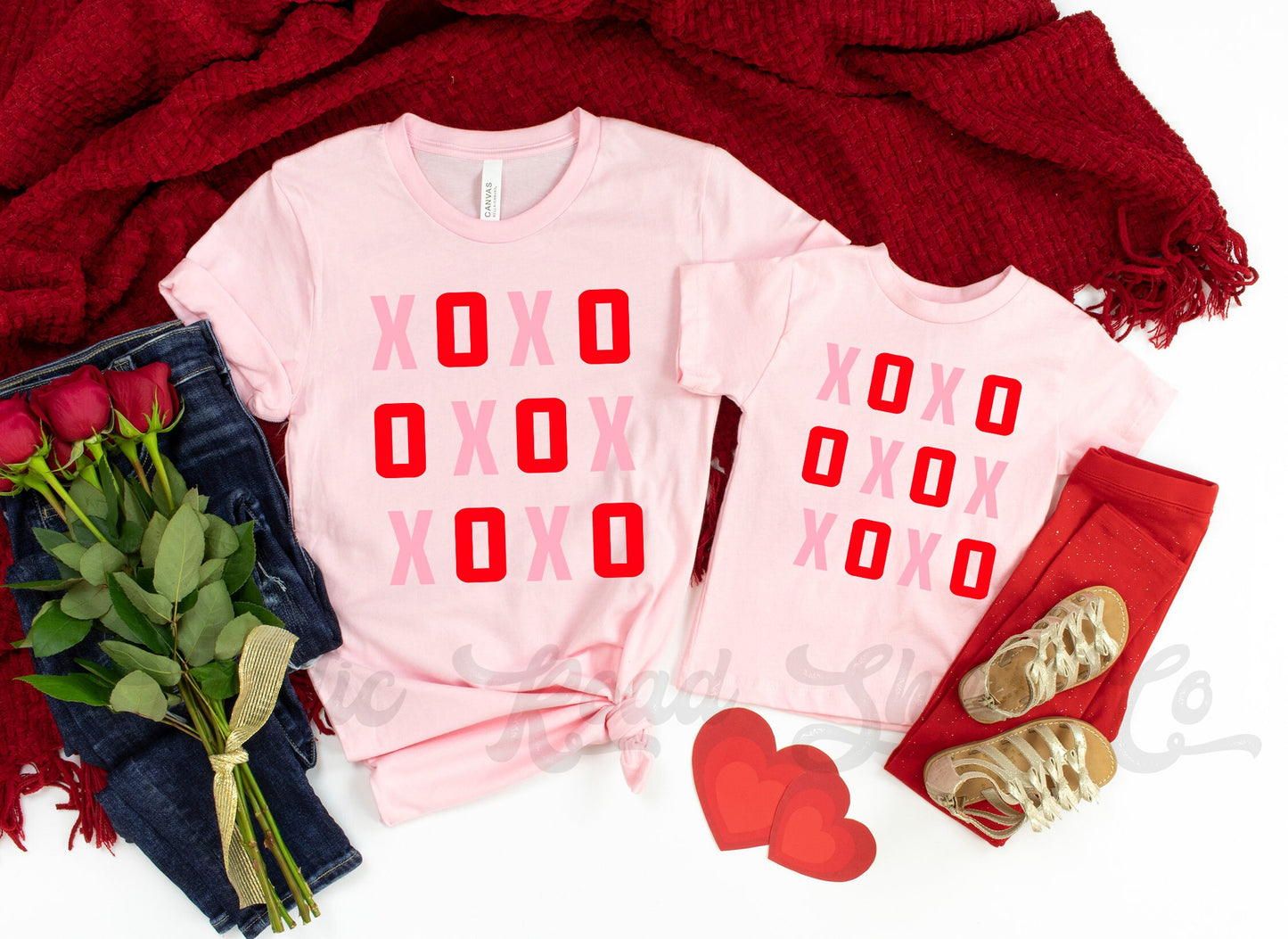XOXO Shirt, Matching Valentines Shirts, First Valentines Day, Valentines Day Shirt, Girl Valentine Shirt, Mom Valentine