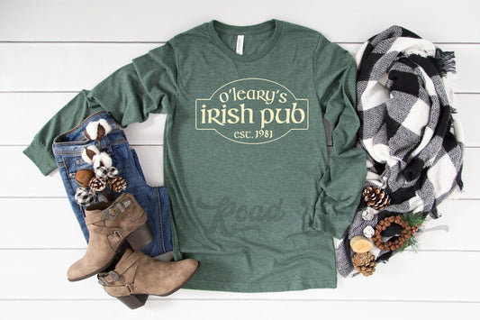 Irish Pub Shirt, St Patricks Day Long Sleeve, Shamrock Shirt, St Patricks Day Shirt Women, Irish Beer Drinking