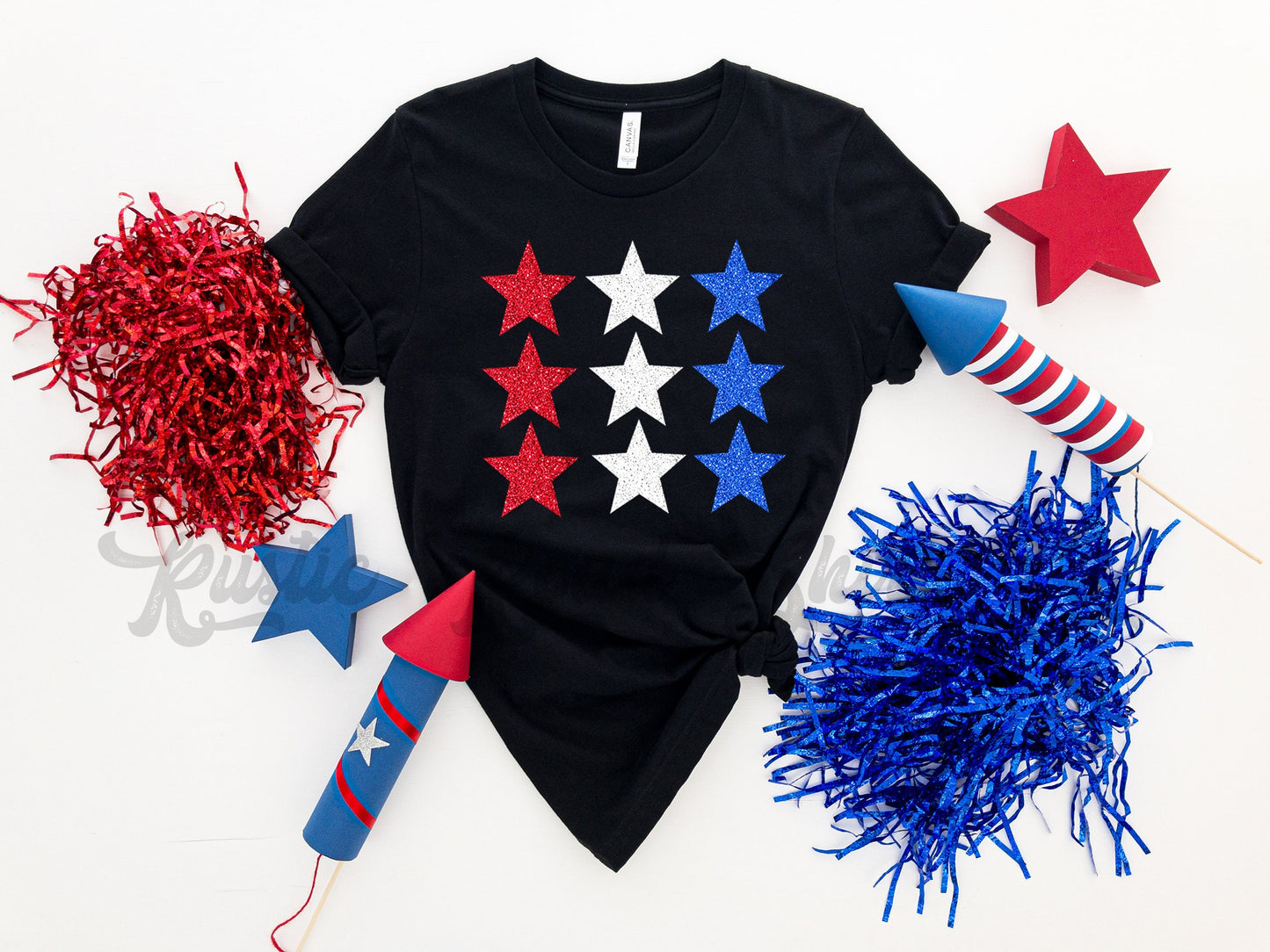 4th of July T-shirt, Ladies Patriotic Shirt, Independence Day T-shirt, Fourth of July Shirt, Bella Canvas T-shirt