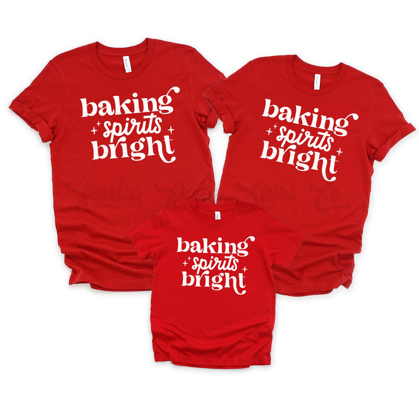 Baking Spirits Bright Shirt, Christmas Cookie Shirts, Matching Family Christmas Shirts, Christmas Tee, Holiday Shirt, Women's Christmas,