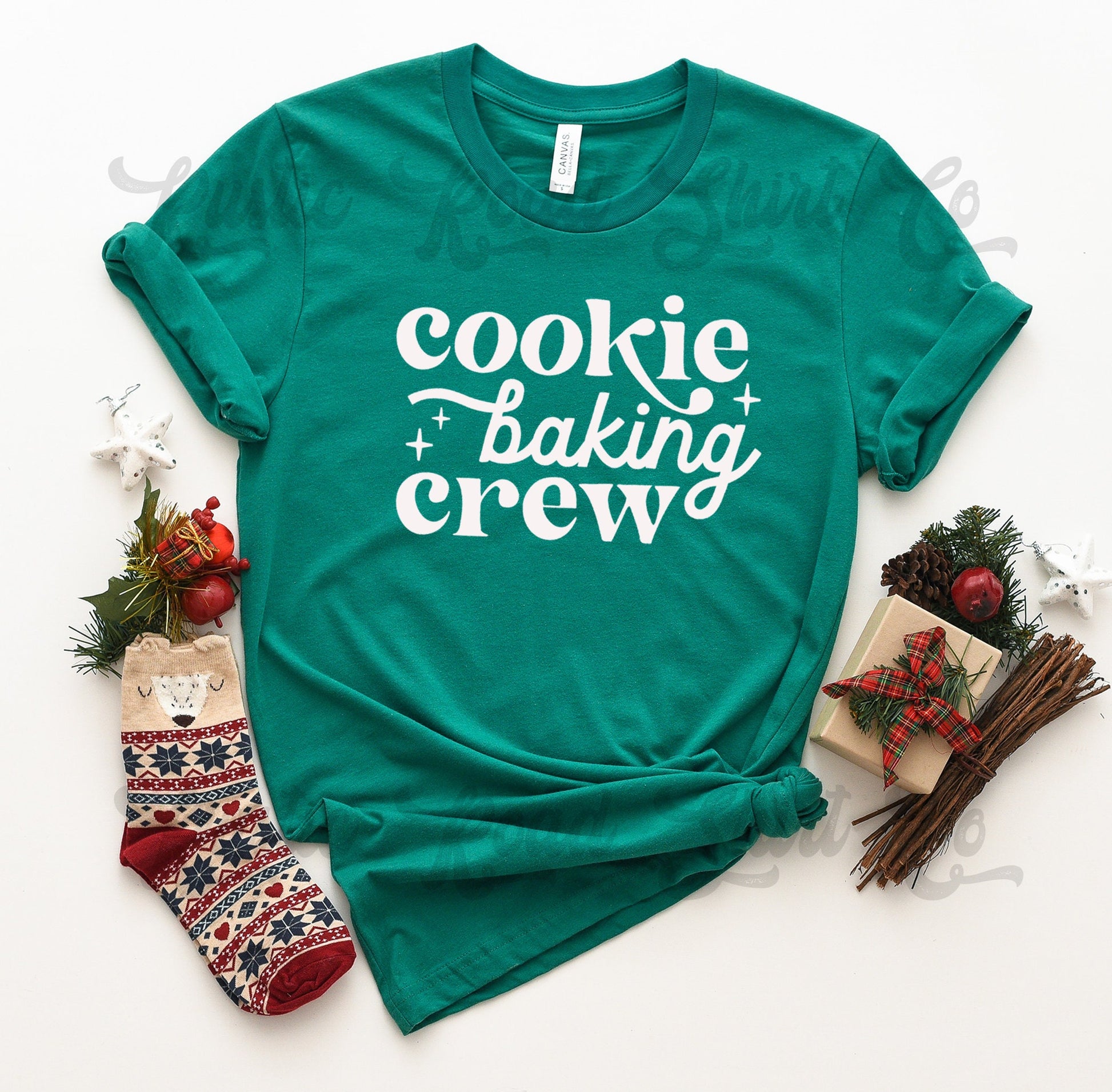 Christmas Cookie Crew Shirt, Matching Family Christmas Shirts, Christmas Tee, Holiday Shirt, Women's Christmas,