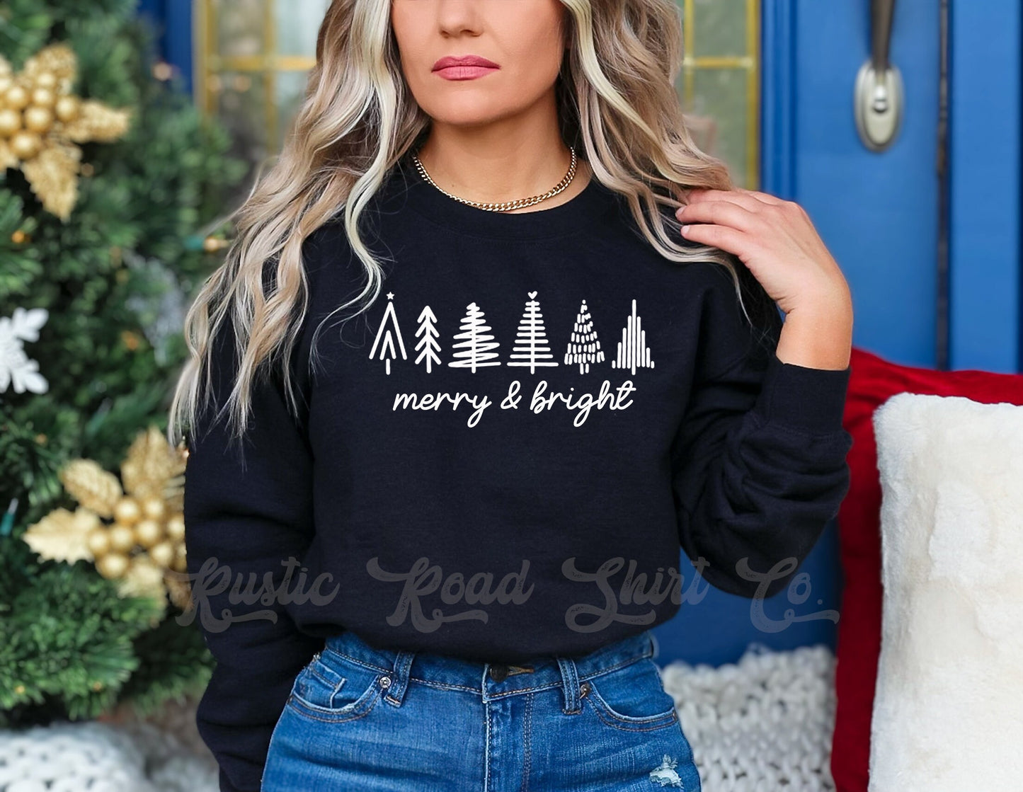 Merry and Bright Shirt, Sweatshirt, Family Christmas Sweatshirts, Toddler Christmas Sweatshirt, Kids Christmas Sweatshirt