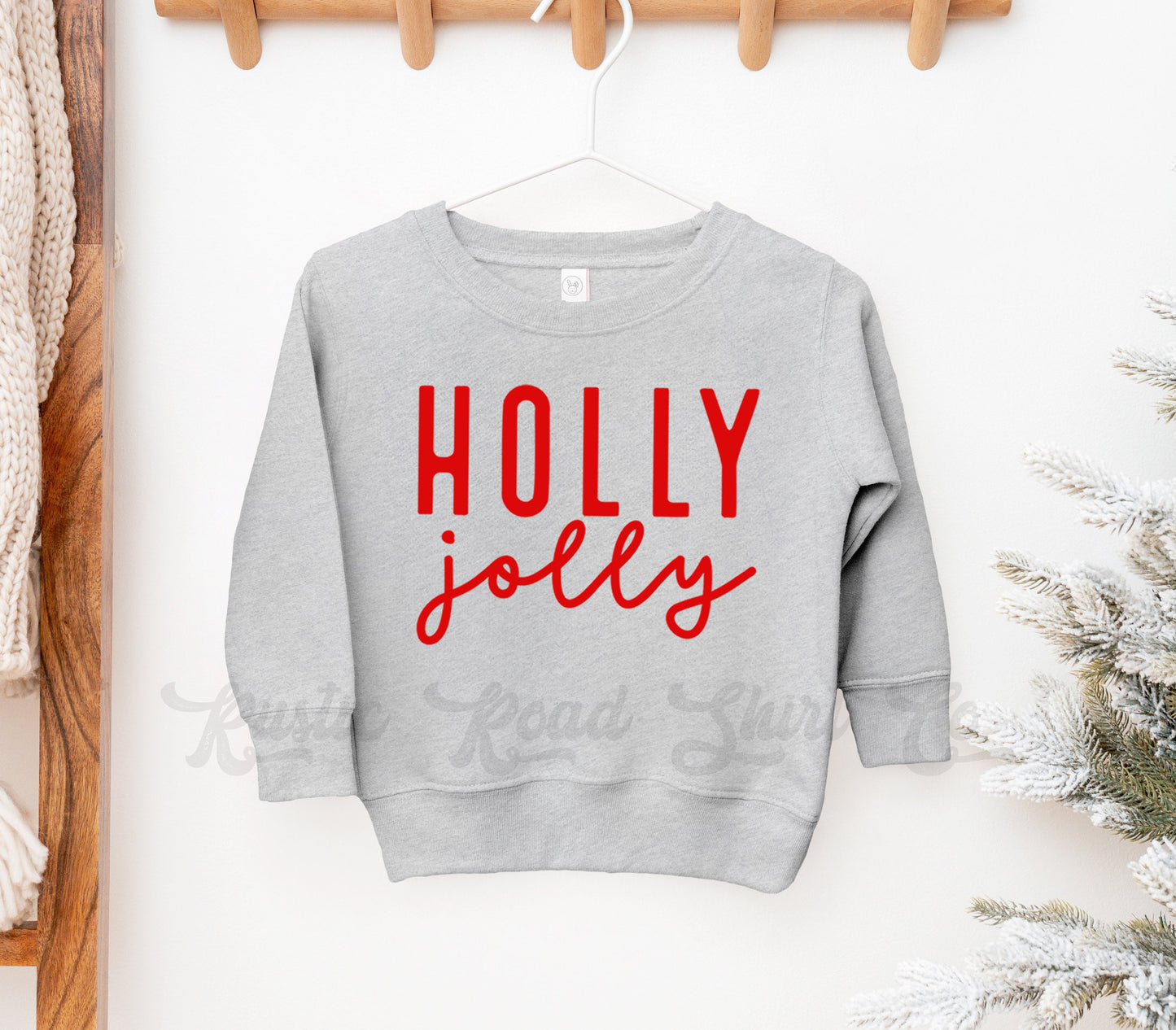 Holly Jolly Shirt, Kids Christmas Shirt, Toddler Christmas Shirt, Christmas Tree Farm Shirt, Matching Family Christmas Shirts