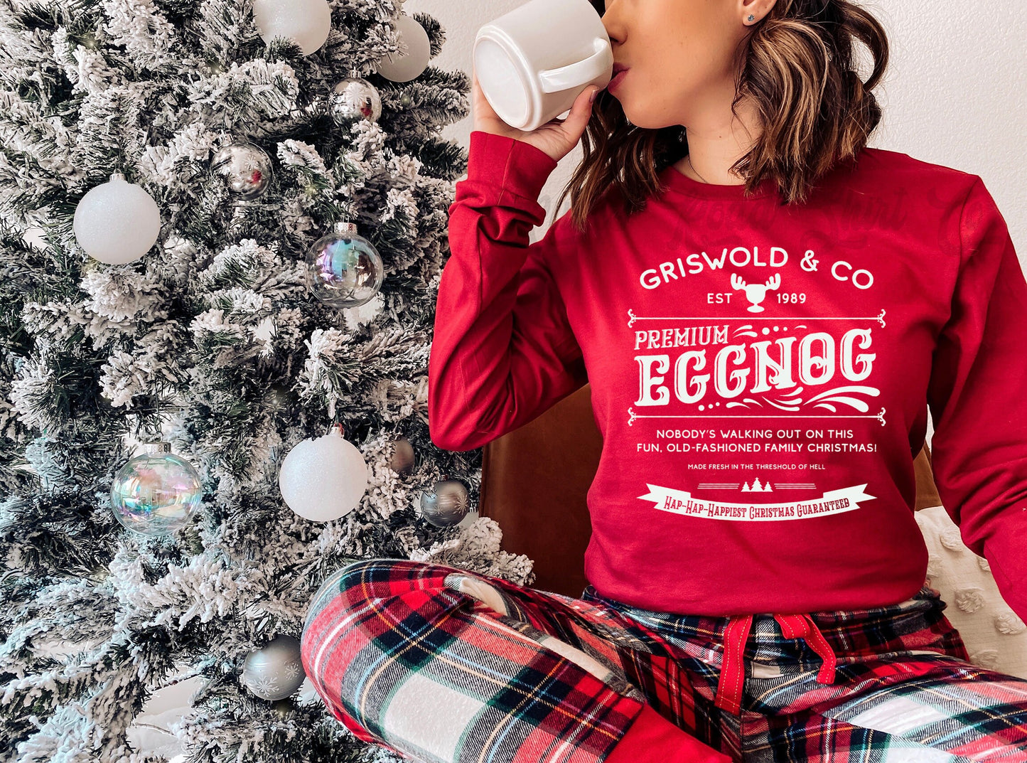 Christmas Vacation Shirt, Eggnog Shirt, Women's Christmas Shirt, Matching Family Christmas Shirts, Holiday Shirt