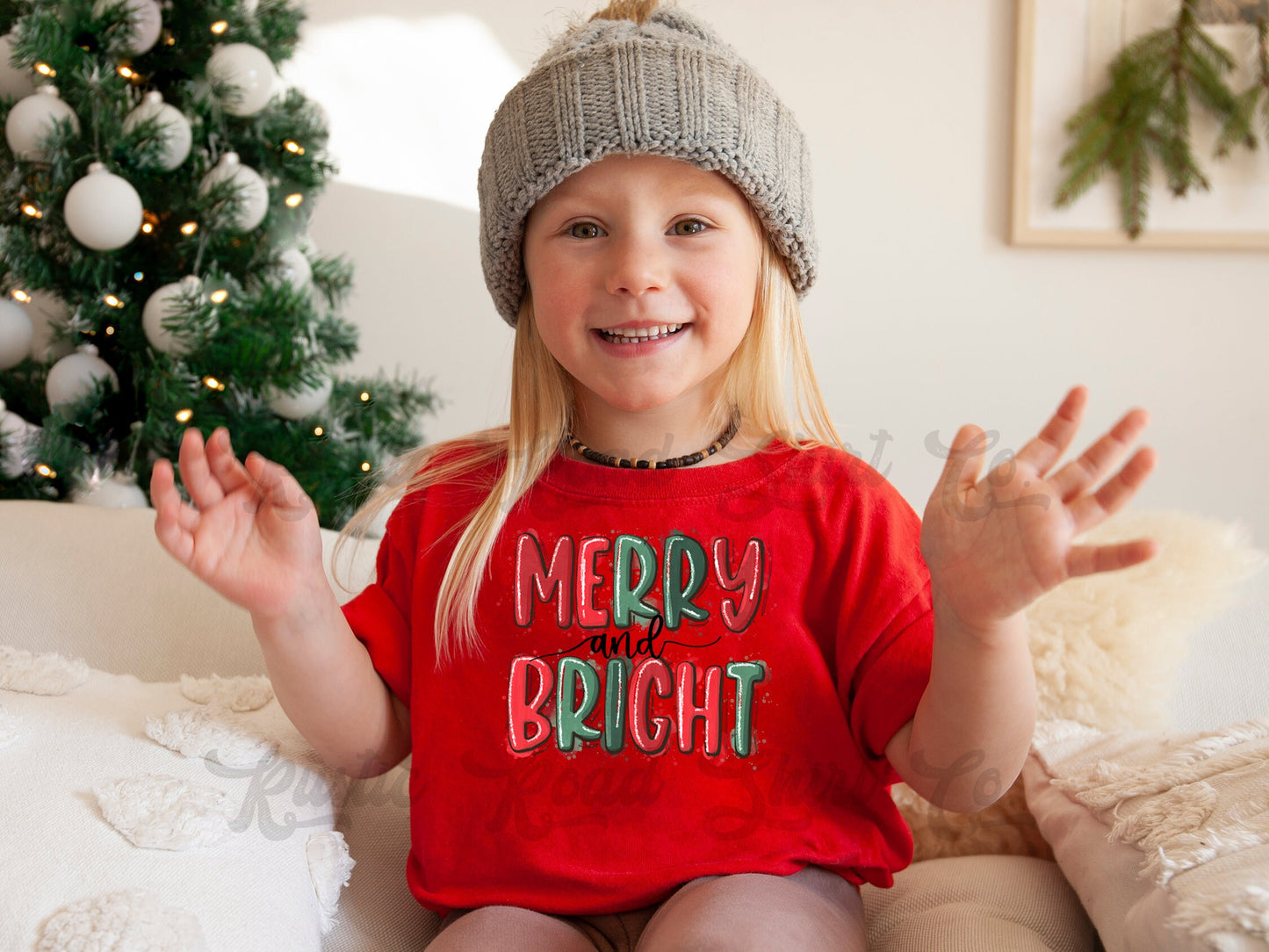 Kids Christmas Shirt, Merry and Bright Christmas Shirt, Matching Family Christmas Shirts, Toddler Christmas Shirt, Holiday Shirt