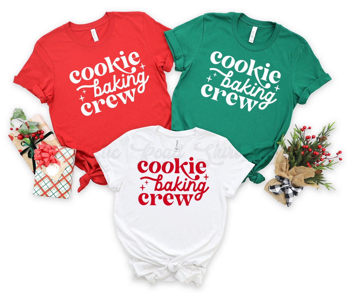Christmas Cookie Crew Shirt, Matching Family Christmas Shirts, Christmas Tee, Holiday Shirt, Women's Christmas,