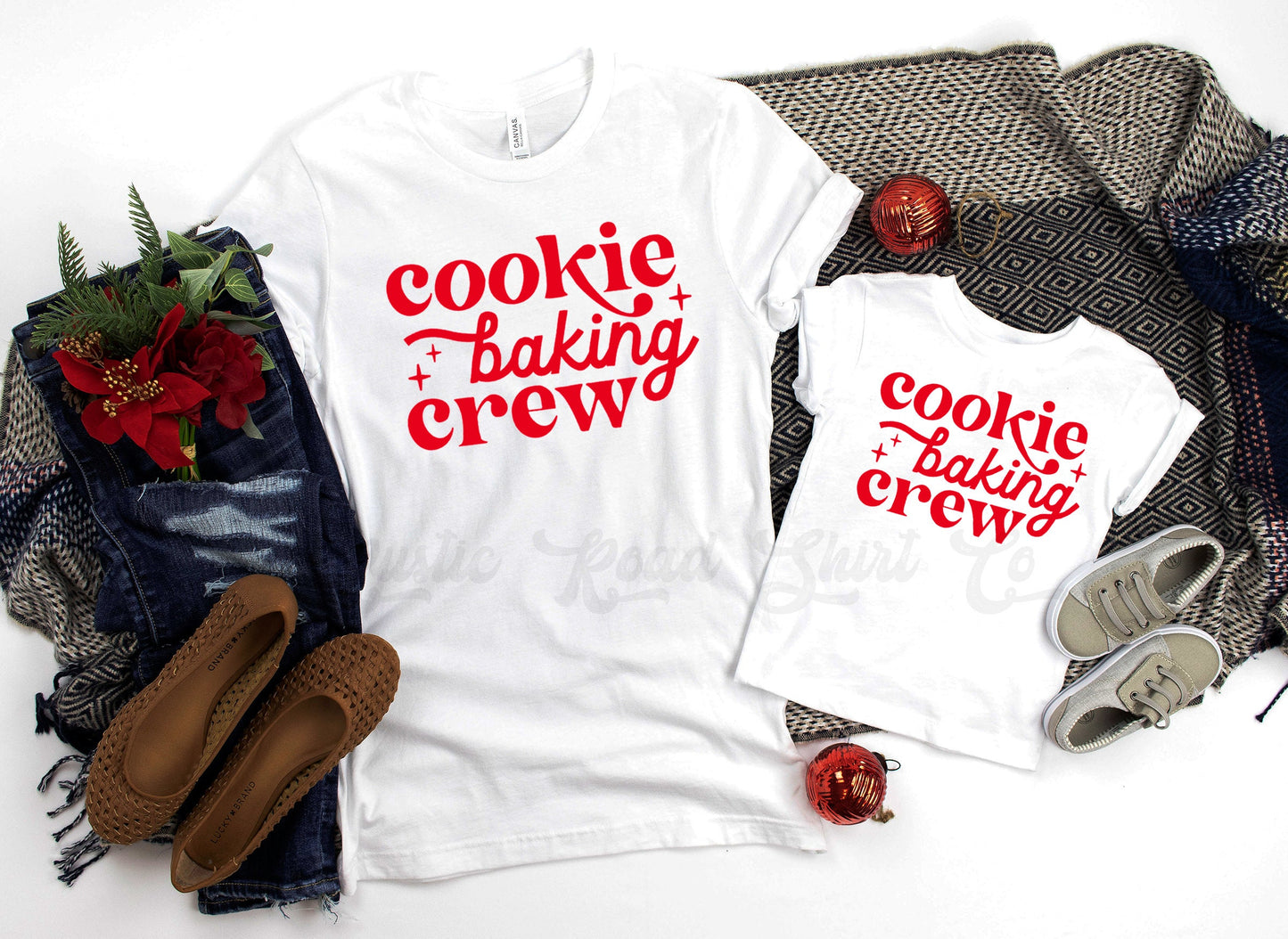 Christmas Cookie Crew Shirt, Matching Family Christmas Shirts, Christmas Tee, Holiday Shirt, Women's Christmas,